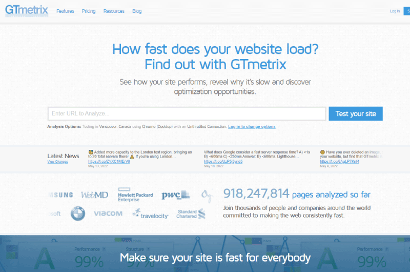 GTmetrix.com - Analyzing Your Website?