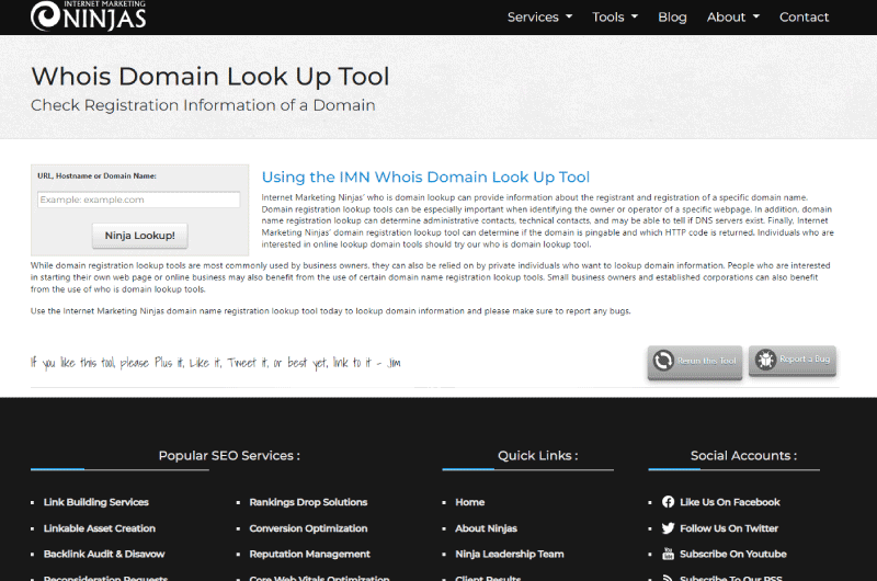 DMCA.com Announces A Free WhoIs Lookup Tool
