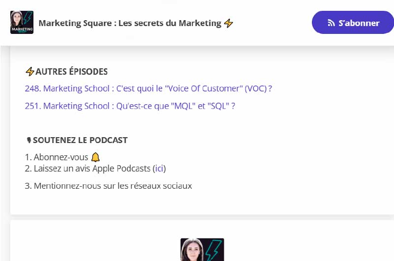 Podcast Marketing Square Ressource 7
