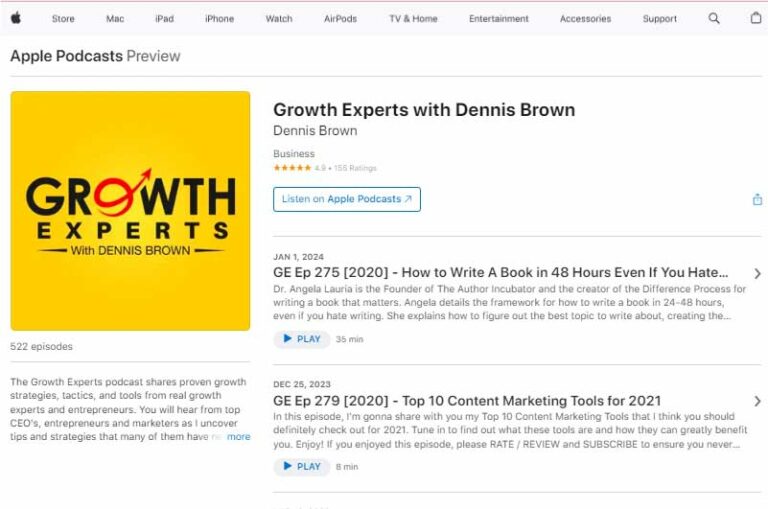 Podcast - Growth Experts Mise en avant