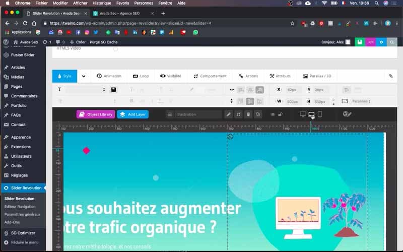 Faire le parametrage correctement pour ordinaeur portable
