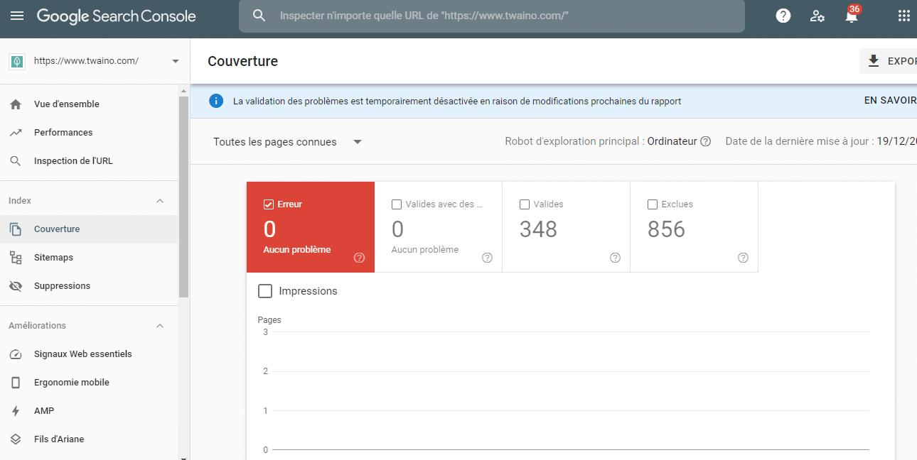 Google search console