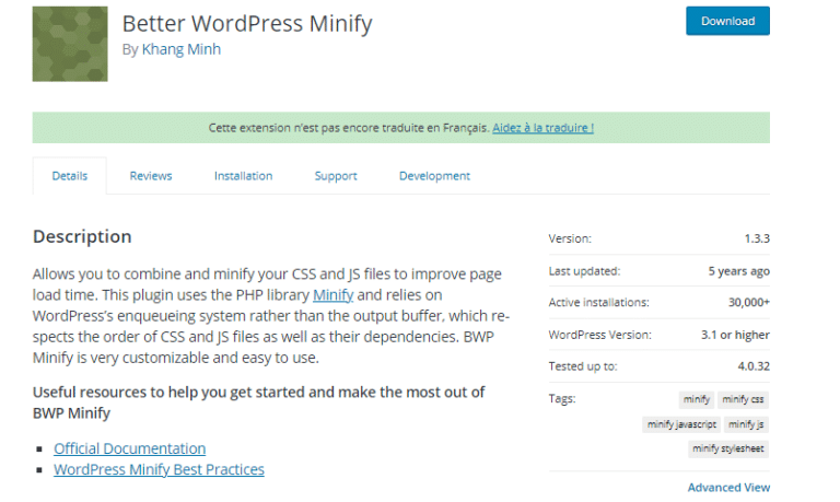 minify definition