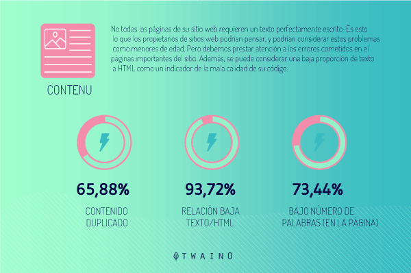 Preste atención a los errores cometidos en páginas importantes del sitio web