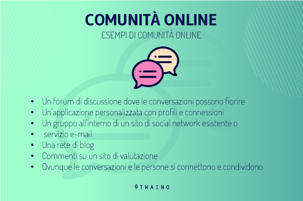 COMUNITÀ ONLINE